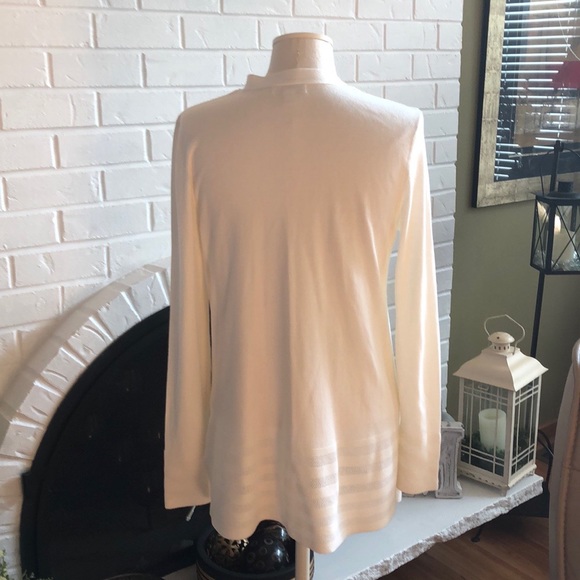 Charter club sweater off white Sz pm - Picture 3 of 7